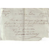 HERAULT - AGDE - POSTES AUX LETTRES - BUREAUX D'AGDE - FEVRIER 1820 - RECU - SIGNATURE DE LA DIRECTICE.
